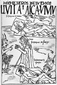 Llulla layqha umu, Sorciers et Sorcières Trompeurs - Felipe Huaman Poma de Ayala