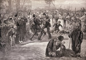 Baptême de nègres aux États-Unis, de 