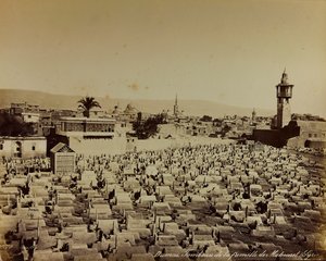 Album Damas et Baalbek: cimetière familial de Mohammed à Damas - Félix Bonfils