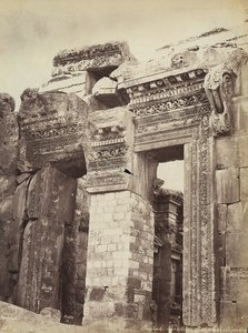 Entrée du Temple de Jupiter ou du Temple du Soleil, dans la zone archéologique d