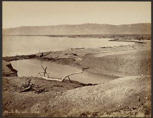 La Mer morte, Palestine - Félix Bonfils