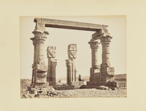 Nubie. Temple de Kerdasêh, Égypte - Félix Bonfils