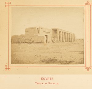 Temple de Kurnah - Félix Bonfils