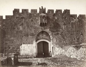 La porte Saint-Étienne à Jérusalem