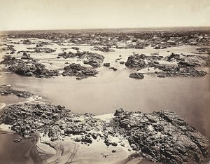 La première cataracte du Nil, prise à Philae, Égypte