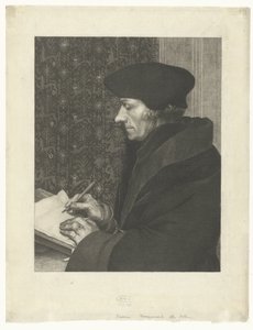 Portrait de Desiderius Erasmus - Felix Bracquemond