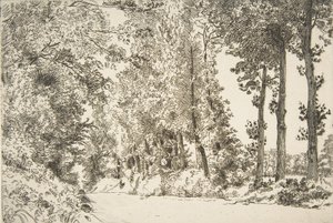 Rue des Bruyères, à Sèvres - Felix Bracquemond