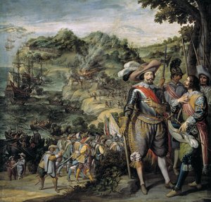 La capture de Saint-Kitts par Don Faderique de Toledo, 1634