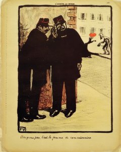 Bougeons pas, c’est la femme du commissaire - Felix Edouard Vallotton