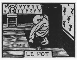 Carrot Poil: « le pot », Jules Renard, illustration de Félix Vallotton, éd. Flammarion - Felix Edouard Vallotton