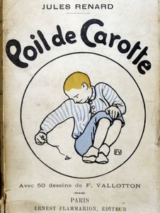 Couverture «Poil de Carotte» par Jules Renard Paris, Ernest Flammarion (couverture de livre) - Felix Edouard Vallotton