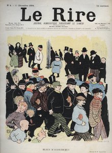 Couverture du journal « Le Rire », n°4, 1er décembre 1894 : Bleus d