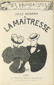 Couverture de "La Maîtresse" par Jules Renard, 1896 - Felix Edouard Vallotton