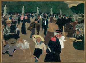 Jardin du Luxembourg - Felix Edouard Vallotton