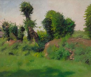 La haie, Honfleur, 1909 - Felix Edouard Vallotton