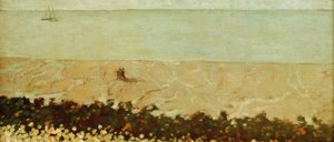 La plage de Villerville - Felix Edouard Vallotton