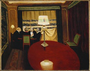 Le Poker - Felix Edouard Vallotton