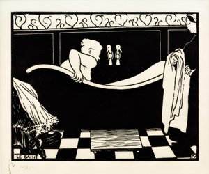 Le bain - Felix Edouard Vallotton