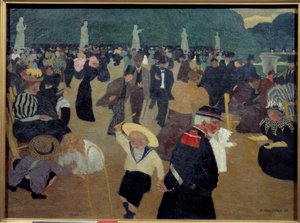 Le jardin du Luxembourg - Felix Edouard Vallotton