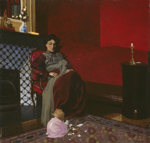 Madame Vallotton et sa nièce, Germaine Aghion, 1899 - Felix Edouard Vallotton