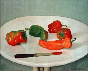 Poivrons rouges - Felix Edouard Vallotton