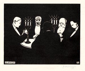 Poker, 1896 - Felix Edouard Vallotton