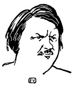 Portrait de Honoré de Balzac (1799-1850) - Felix Edouard Vallotton