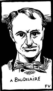 Portrait de Charles Baudelaire (1821-1867) - Felix Edouard Vallotton