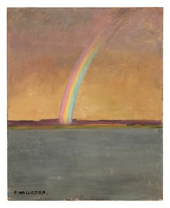 Arc-en-ciel, vers 1909 (huile sur carton)