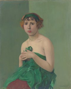 Le ruban vert - Felix Edouard Vallotton