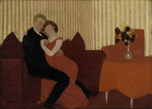 Le Mensonge, 1897 - Felix Edouard Vallotton