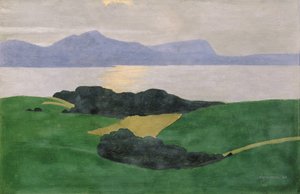 Le Salève et le lac, 1900