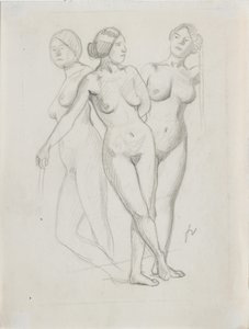 Les Trois Grâces, étude