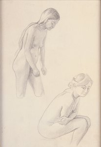 Deux nus - Felix Edouard Vallotton