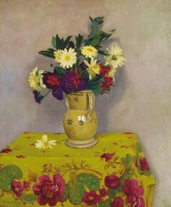Marguerites jaunes et diverses fleurs, 1911 - Felix Edouard Vallotton