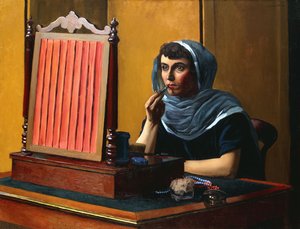 Jeune Femme se Mettant du Rouge à Lèvres, 1925