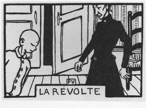 illustration pour Poil de Carotte : « la révolte » écrit par Jules Renard, éd. Flammarion (illustration)