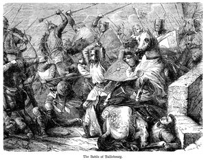 La Bataille de Taillebourg, France, 1242