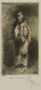 Un jeune gamin des rues - Felix Hilaire Buhot