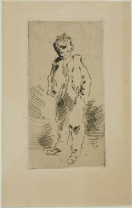 Un jeune gamin des rues - Felix Hilaire Buhot