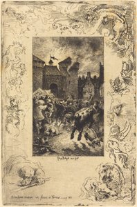 À cette lueur soudaine..., 1878 - Felix Hilaire Buhot