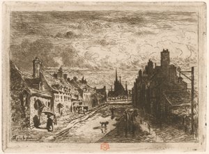Après la pluie, 1873 ou 1874 retravaillé 1877 - Felix Hilaire Buhot