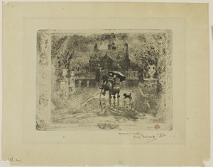 Voisins de campagne - Felix Hilaire Buhot