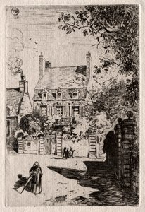 En province : La maison à Orléans - Felix Hilaire Buhot