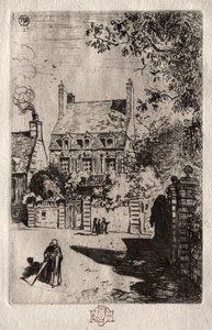 En province : La maison à Orléans - Felix Hilaire Buhot