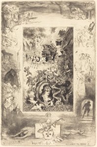 La Diligence de Beaucaire - Felix Hilaire Buhot