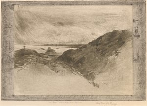 La Falaise: Baie de Saint-Malo - Felix Hilaire Buhot