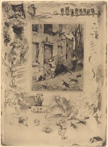 La Maison Maudite, c. 1883-1885 - Felix Hilaire Buhot