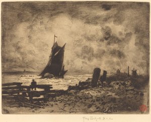 La Petite Marine - Souvenir de Medway - Felix Hilaire Buhot