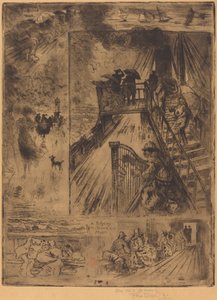 La Traversée - Felix Hilaire Buhot
